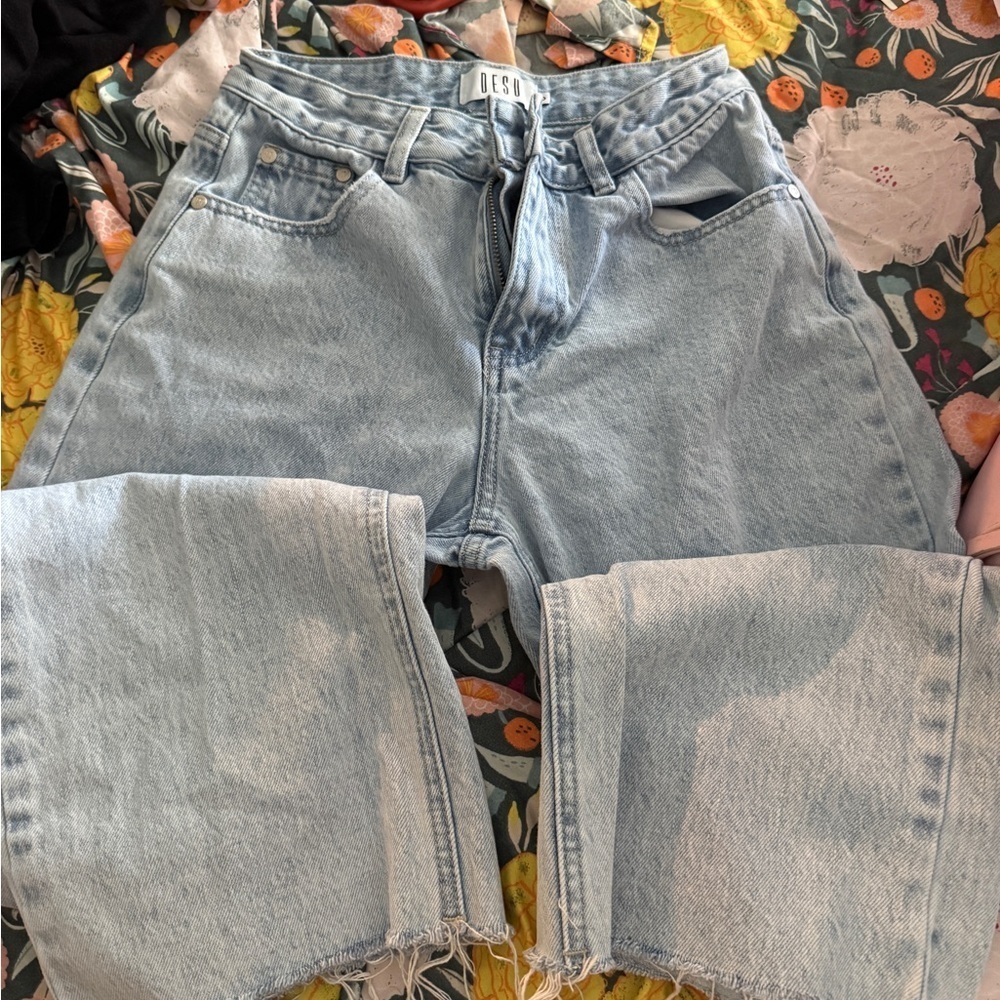 Desu denim light  Blue Women's Jeans- great used condition -Alice straight leg - Picture 6 of 9